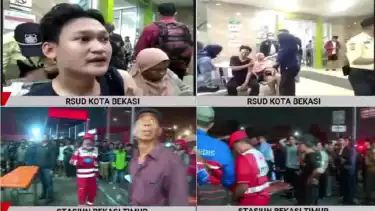 Kondisi RSUD Kota Bekasi Membludak, IGD Padat dan Puluhan Korban Kecelakaan KRL dan KA Jarak Jauh Terus Berdatangan