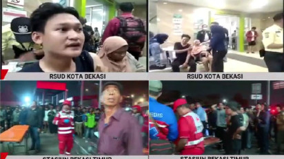 Kondisi RSUD Kota Bekasi Membludak, IGD Padat dan Puluhan Korban Kecelakaan KRL dan KA Jarak Jauh Terus Berdatangan