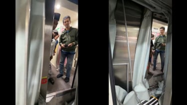 Dramatis! Momen Basarnas Potong Badan KRL, 6–7 Korban Terjepit di Gerbong Perempuan