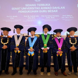 Empat Guru Besar Dikukuhkan, Ketua Senat UAD: Semoga Mampu Memberi Manfaat bagi Kesejahteraan Umat Manusia