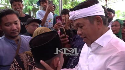 Dedi Mulyadi Temui Putra Korban Kecelakaan KRL: Saya Sekolahkan Sampai Jadi Orang Hebat