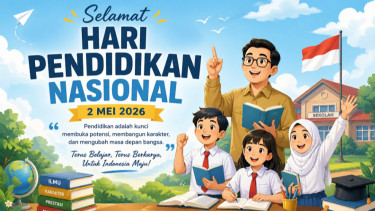 10 Contoh Ucapan Selamat Hari Pendidikan 2 Mei 2026 Cocok untuk Caption di Media Sosial