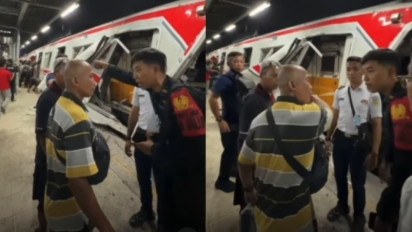 Debat dengan Petugas KAI usai Kecelakaan Kereta, Bapak-bapak yang Viral Beri Kesaksian Momen Jelang KA Argo Bromo Tabrak KRL