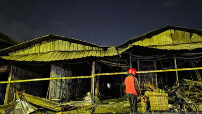 Pasar Kanjengan Semarang Terbakar, Ratusan Kios Pedagang Hangus