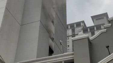 Apartemen di Tanjung Duren Jakarta Barat Kebakaran, Saksi Mata: Pada Lari Keluar Semua