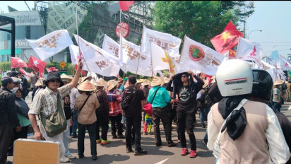 May Day 2026, Massa Buruh Mulai Padati Depan Gedung DPR/MPR