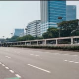 Jalan Gatot Subroto Mulai Ditutup, Ada Aksi Buruh di DPR/MPR