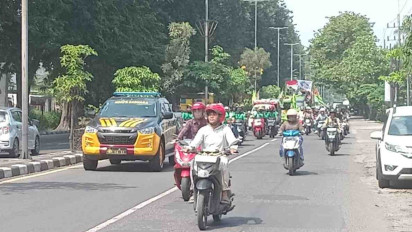 Ratusan Buruh Sidoarjo Turun Jalan Sambut May Day 2026