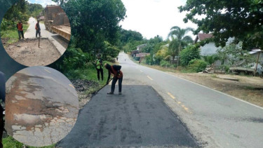Atasi Penanganan Insfratuktur, Kementerian PUPR Respon Cepat Perbaiki Jalan Simpang Ampar-Balai Bekuak-Laur
