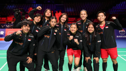 BNI Dorong Regenerasi Bulu Tangkis, Tim Uber Indonesia Tembus Semifinal Usai Tundukkan Denmark