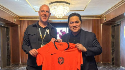 Erick Thohir Tiba-tiba Bertemu dengan Sekjen KNVB, Bahas Laga Uji Coba Timnas Indonesia Vs Belanda di FIFA Matchday Juni 2026?
