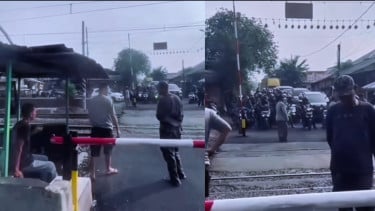 KDM Geregetan! Tak Mau Lagi Palang Kereta Masih Dijaga Ormas: Jangan Sampai Palang Pintu Dijaga Bukan oleh Aparat!