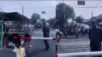 KDM Geregetan! Tak Mau Lagi Palang Kereta Masih Dijaga Ormas: Jangan Sampai Palang Pintu Dijaga Bukan oleh Aparat!