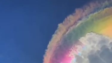 Fenomena Awan Pelangi Terlihat di Langit Jonggol, Begini Penjelasan BRIN
