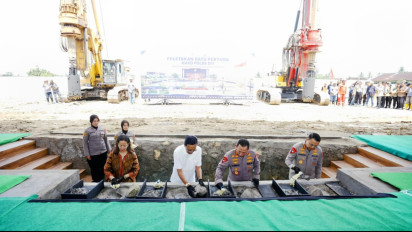 Peletakan Batu Pertama Pembangunan Mapolda DIY, Kapolri Ungkap Kedepankan 4 Konsep Smart City