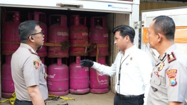 Polresta Sidoarjo Ungkap Sindikat Elpiji Oplosan di Rumah Kontrakan