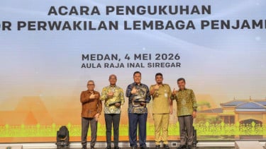 Wakil Ketua Dewan Komisioner LPS Mengukuhkan Kepala Kantor Perwakilan LPS I Sumatera