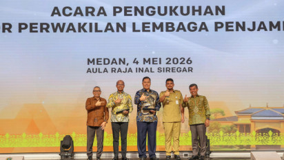 Wakil Ketua Dewan Komisioner LPS Mengukuhkan Kepala Kantor Perwakilan LPS I Sumatera