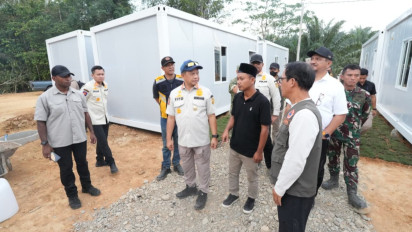 Satgas PRR Selesaikan Huntara di Sumut dan Sumbar, Giliran Pembangunan Hunian Tetap Dikebut