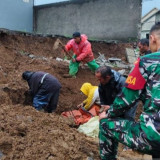 Pekerja Lansia di Cianjur Ditemukan Tewas Tertimbun Material Longsor