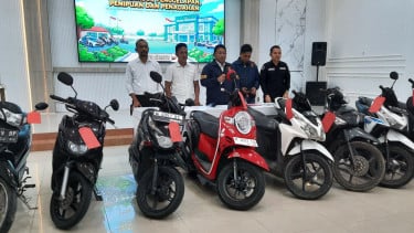9 Pelaku Curanmor di Pamekasan Ditangkap, Polisi Amankan 10 Motor dan 1 Mobil