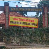 Ahli Waris Segel Kantor Desa di Probolinggo, Ini Pemicunya