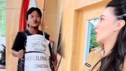 Gubernur Malut Sherly Tjoanda Kaget Pejalan Kaki dari Bengkulu 7 Bulan Cuma Mau Bertemu Dirinya: Saya Kasih Duit