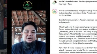 Mualaf Center Indonesia: Berita tentang Pencabutan Sertifikat Syahadat Dokter Richard Lee Tidak Ada Kaitannya dengan MCI
