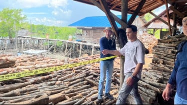 Polda Riau Ungkap Perusakan Mangrove di Meranti, Dua Pemilik Dapur Arang Ilegal Ditangkap