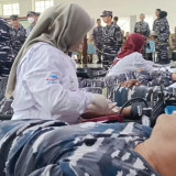 TNI AL Gelar Donor Darah Serentak di Berbagai Satuan Peringati Hardikal ke-80