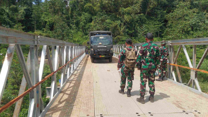 Jembatan Darurat Madakaripura Kembali Tersambung, Akses Tiga Desa dan ke Wisata Madakaripura Pulih