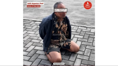 Foto-foto Penampakan Kiai Cabul yang Rudapaksa Puluhan Santriwati di Pati Saat Diringkus Polisi