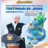 Alhamdulillah, Ekonomi Jatim Tumbuh Hampir 6 Persen dan Tertinggi Se-Jawa