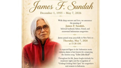 Pencipta Lagu "Lilin-Lilin Kecil" James F. Sundah Meninggal Dunia