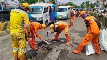 Bina Marga Ungkap 6.776 Jalan Berlubang di Jakpus Sudah Diperbaiki
