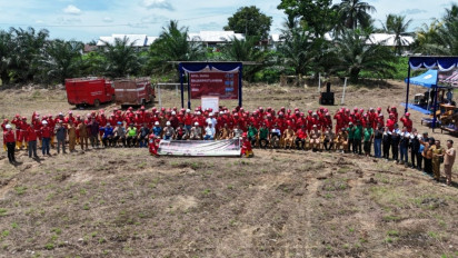 Cegah Karhutla pada Musim Kering, Sinar Mas Gandeng TNI-Polri dan Warga Gelar Apel Siaga di Sumsel