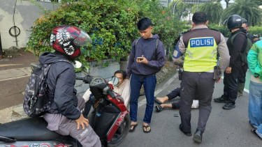 Sial! Jambret Ponsel Ditangkap Usai Terlibat Kecelakaan di Menteng, Beraksi Saat Korban Lari Pagi