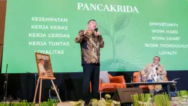 Bamsoet Beri Pujian Peluncuran Buku Kisah Perjuangan Jerry Hermawan Lo