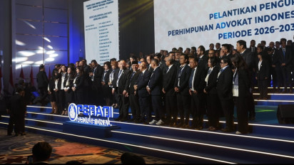 Deretan Elite Penegak Hukum dan Pejabat Hadir di Pelantikan Peradi Profesional