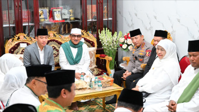 Gubernur Khofifah Dampingi Wapres Gibran bersama Kapolri, Hadiri Haul Ke-55 KH Abdul Wahab Chasbullah di Jombang