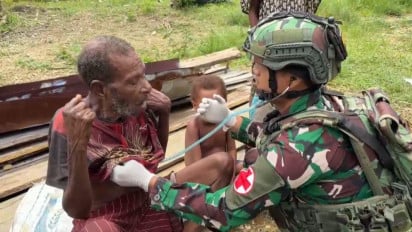 Terabas Pelosok Papua, Koops TNI Habema Gelar Pelayanan Kesehatan Serentak hingga Edukasi Warga Pedalaman
