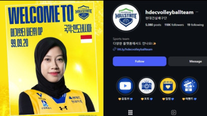 Followers Instagram Hillstate Tembus Lebih dari 100 Ribu Kurang dari 24 Jam Setelah Umumkan Kedatangan Megawati Hangestri