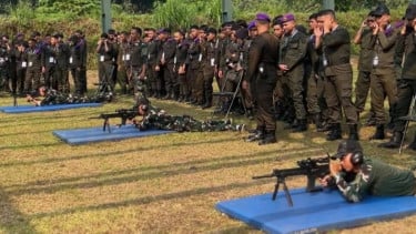 Diikuti Ratusan Personel, Menwa Jayakarta Gelar Lomba Tembak Reaksi Nasional