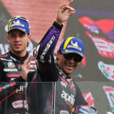 Tiga Ridernya Naik Podium di MotoGP Prancis 2026, Aprilia Tak Mau Jemawa Bilang Mereka Motor Terbaik pada Musim Ini