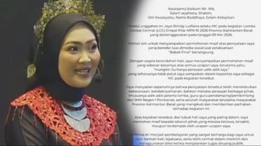 MC Lomba Cerdas Cermat Ikut Terseret dalam Polemik Jawaban Siswi Disalahkan Juri, Kini Sampaikan Maaf