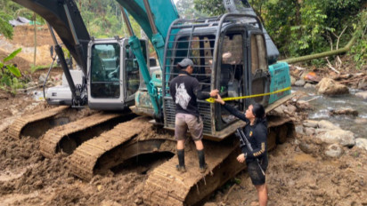 Tambang Emas Ilegal di HPT Garini Ditutup Paksa, 10 Alat Berat Diamankan