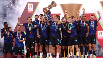 Inter Milan Resmi Kawinkan Gelar Juara Liga Italia dengan Coppa Italia usai Libas Lazio 2-0