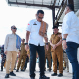 BNPP RI Tinjau Kesiapan Operasional Terminal Barang Internasional di PLBN Motaain