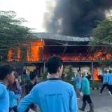 Ratusan Motor Karyawan PT Arami Jaya Hangus Terbakar, Kerugian Ditaksir Capai Ratusan Juta
