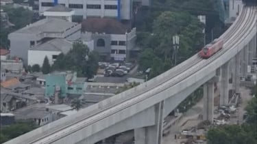 Pembangunan LRT Manggarai-Velodrome Dikebut Agar Agustus 2026 Full Beroperasi